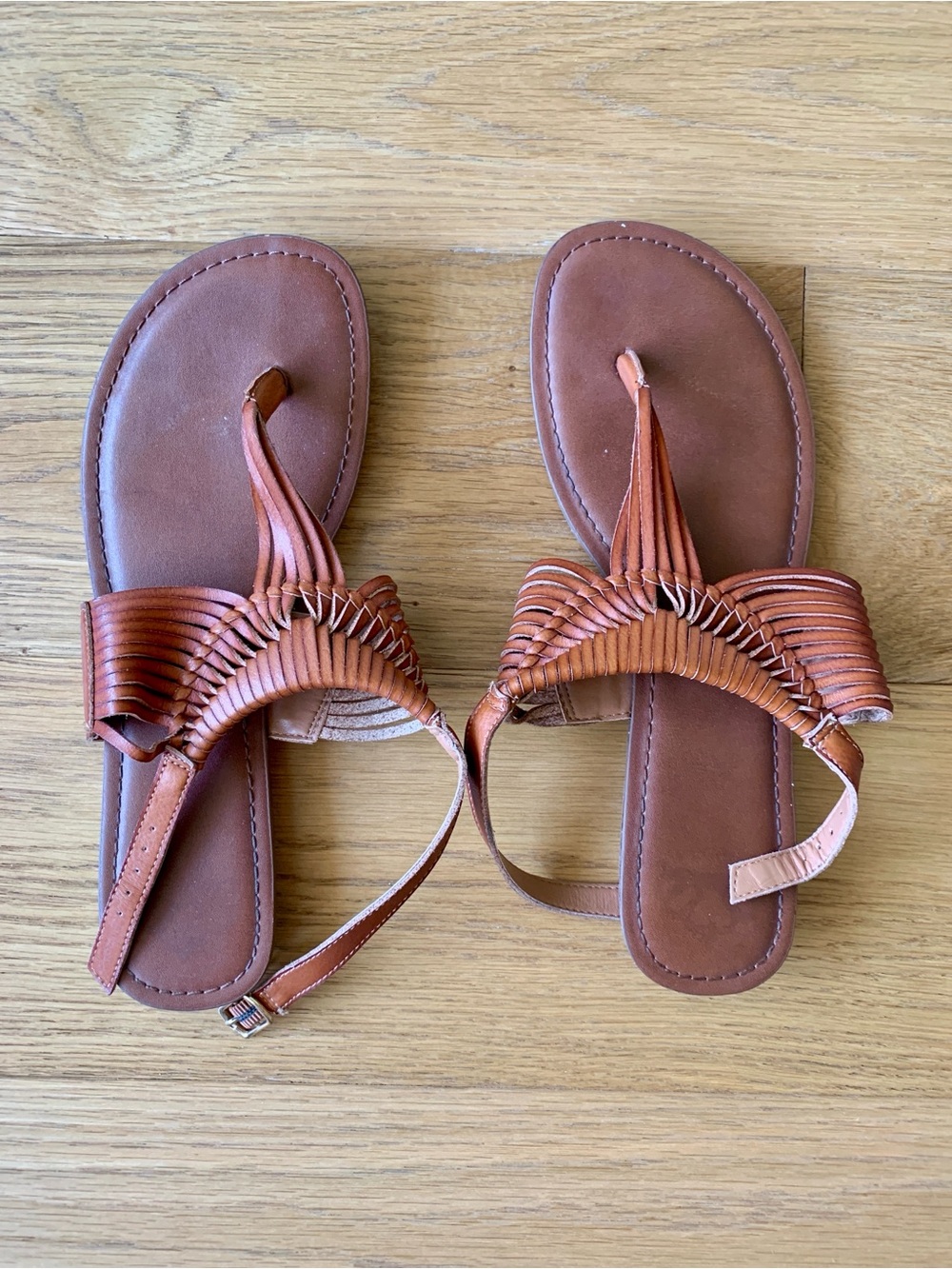 Fergalicious Brown Woven Sandals